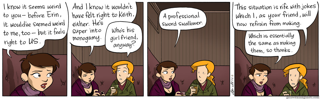 Girls with Slingshots