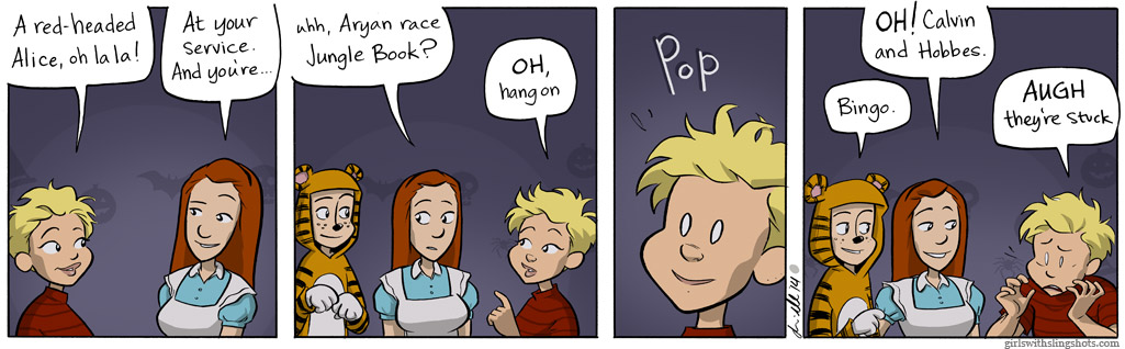 Girls with Slingshots