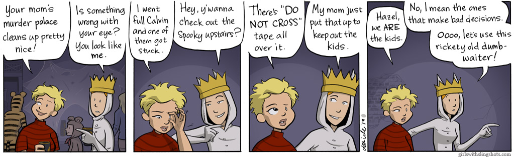 Girls with Slingshots