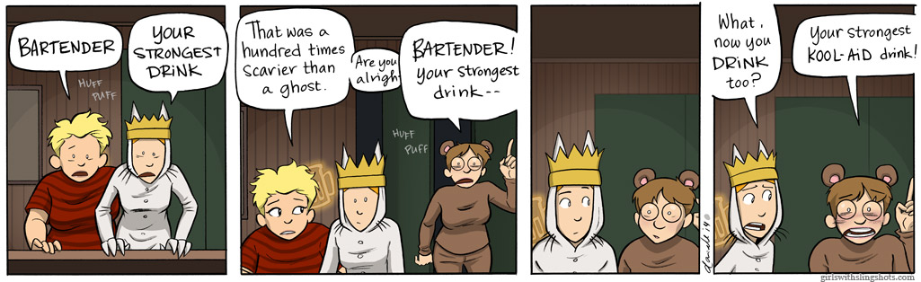 Girls with Slingshots