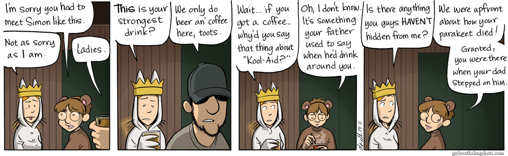 Girls with Slingshots