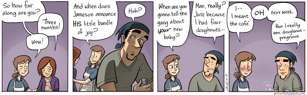 Girls with Slingshots