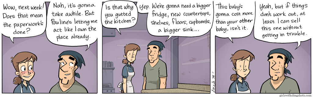 Girls with Slingshots