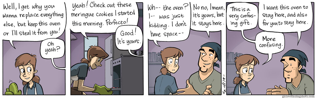 Girls with Slingshots