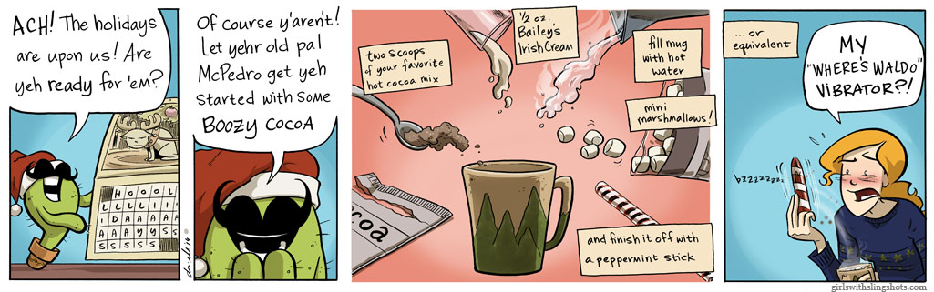 Girls with Slingshots