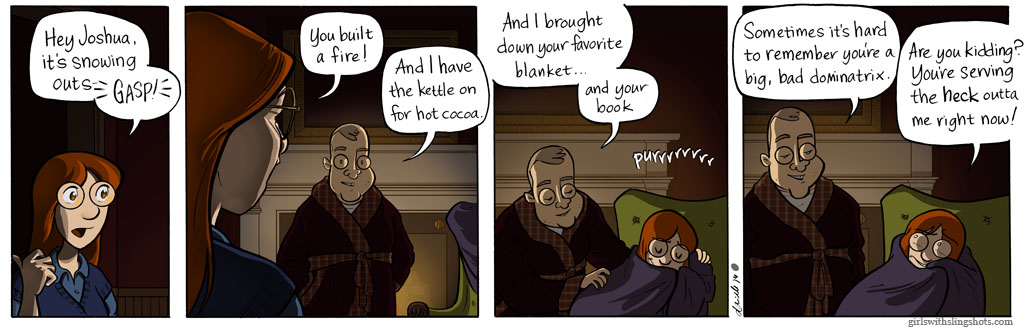 Girls with Slingshots