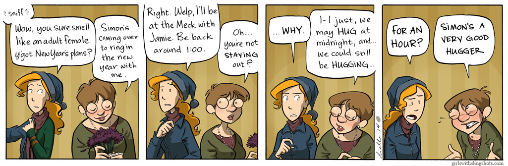 Girls with Slingshots