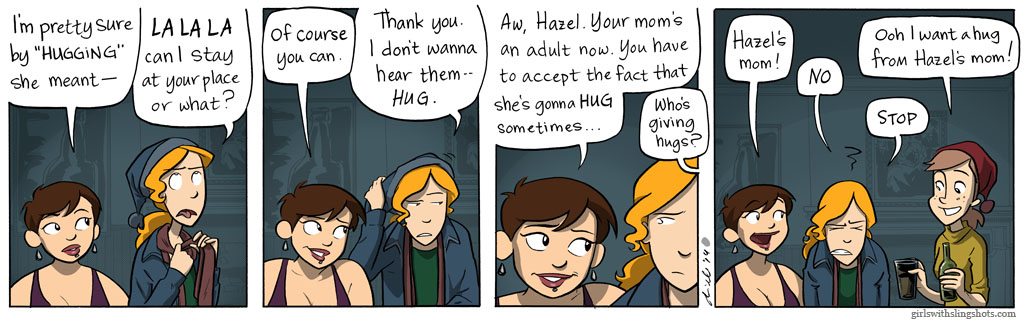 Girls with Slingshots