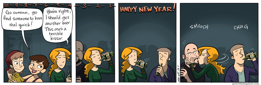 Girls with Slingshots