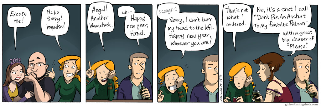 Girls with Slingshots