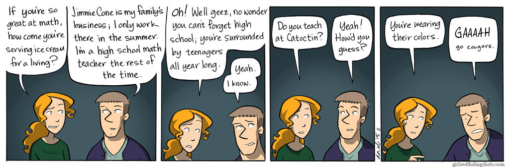 Girls with Slingshots