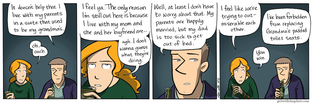 Girls with Slingshots