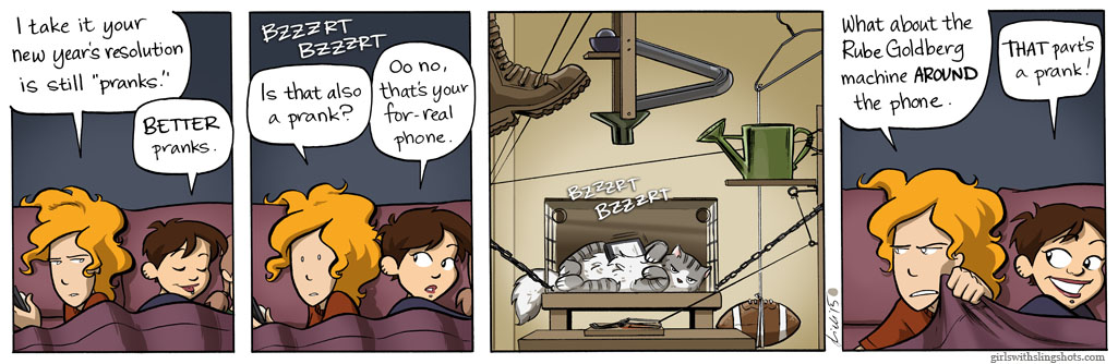 Girls with Slingshots