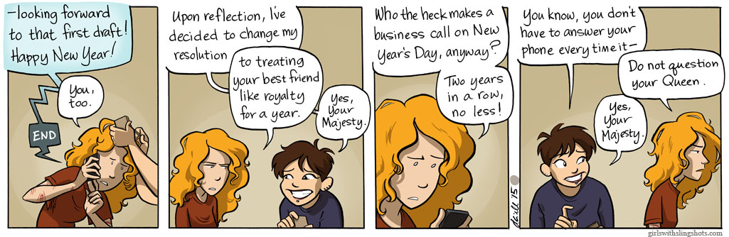 Girls with Slingshots