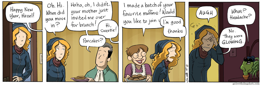 Girls with Slingshots