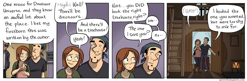 Girls with Slingshots