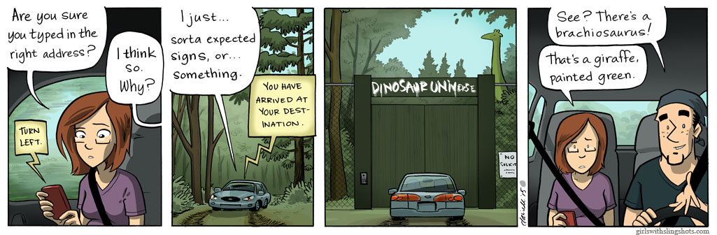 Girls with Slingshots