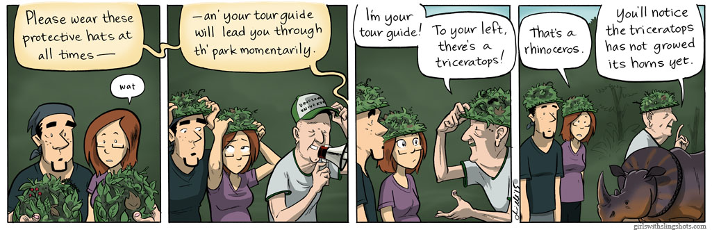 Girls with Slingshots