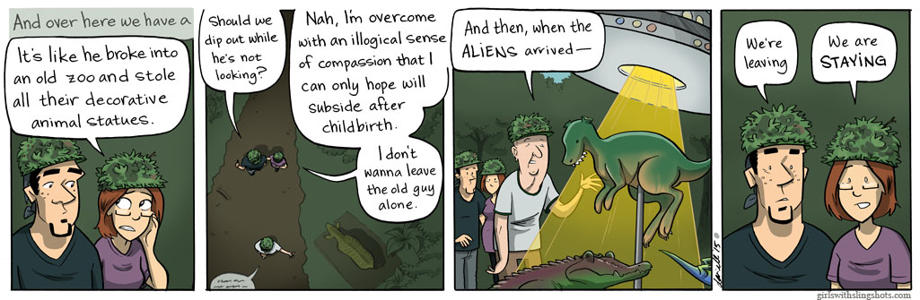 Girls with Slingshots