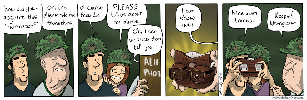 Girls with Slingshots