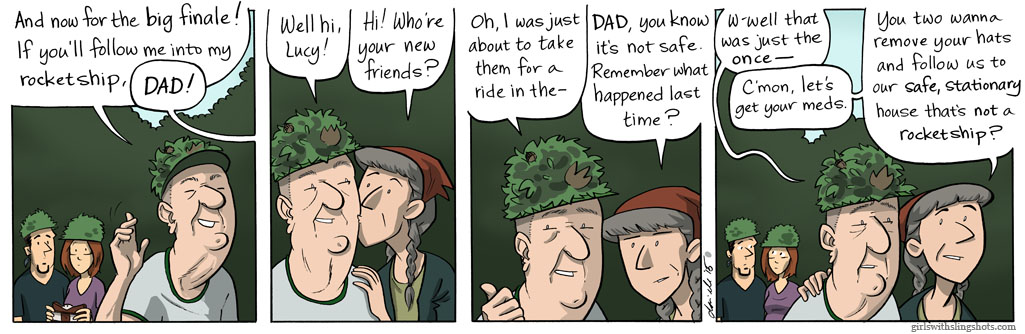 Girls with Slingshots