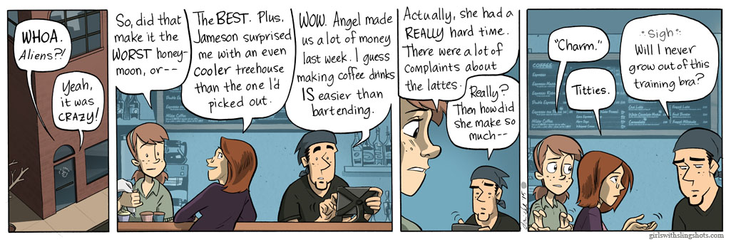 Girls with Slingshots