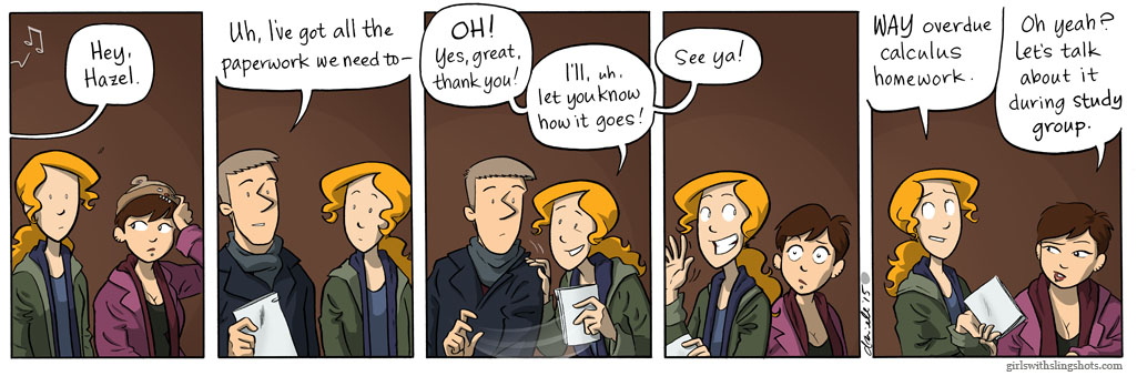 Girls with Slingshots