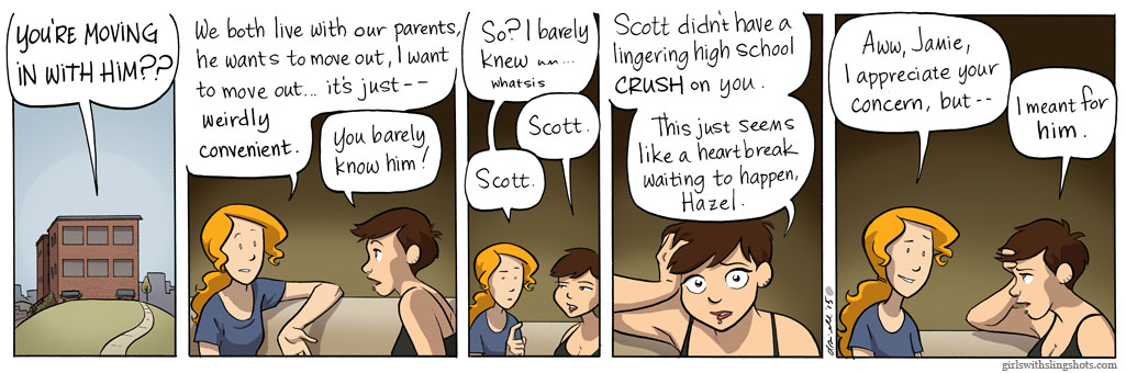 Girls with Slingshots