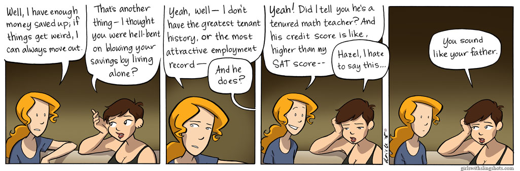 Girls with Slingshots