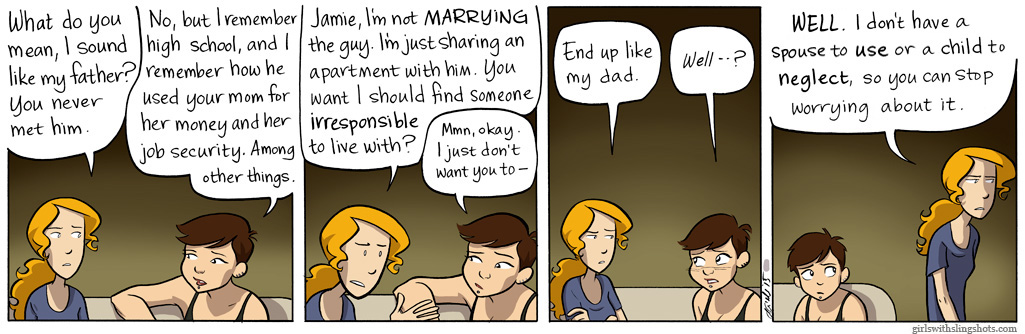 Girls with Slingshots