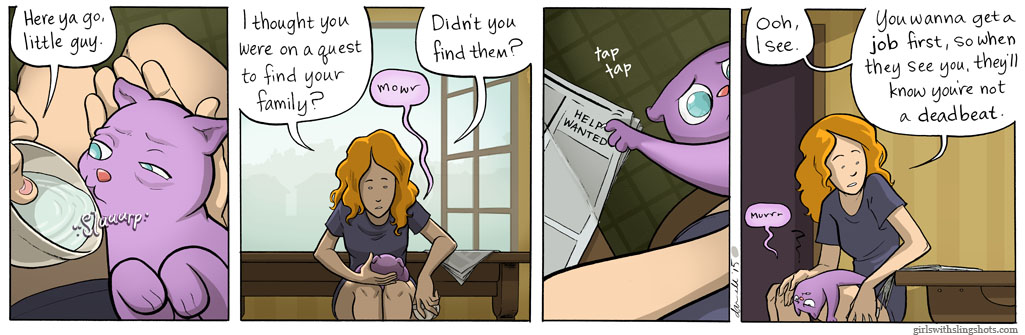 Girls with Slingshots