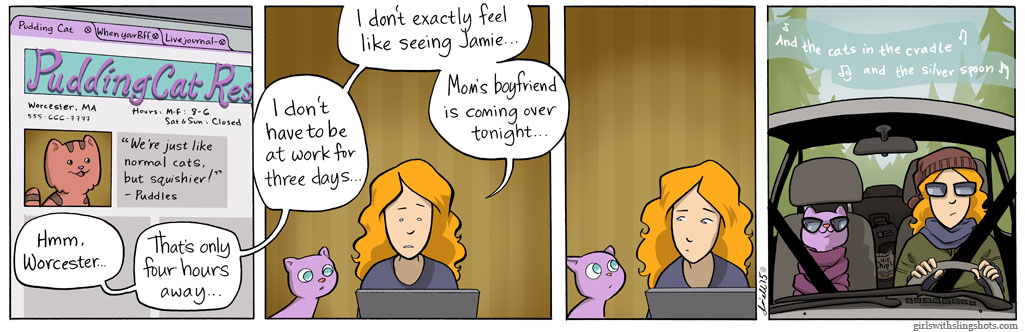 Girls with Slingshots