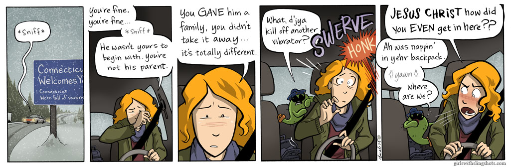 Girls with Slingshots