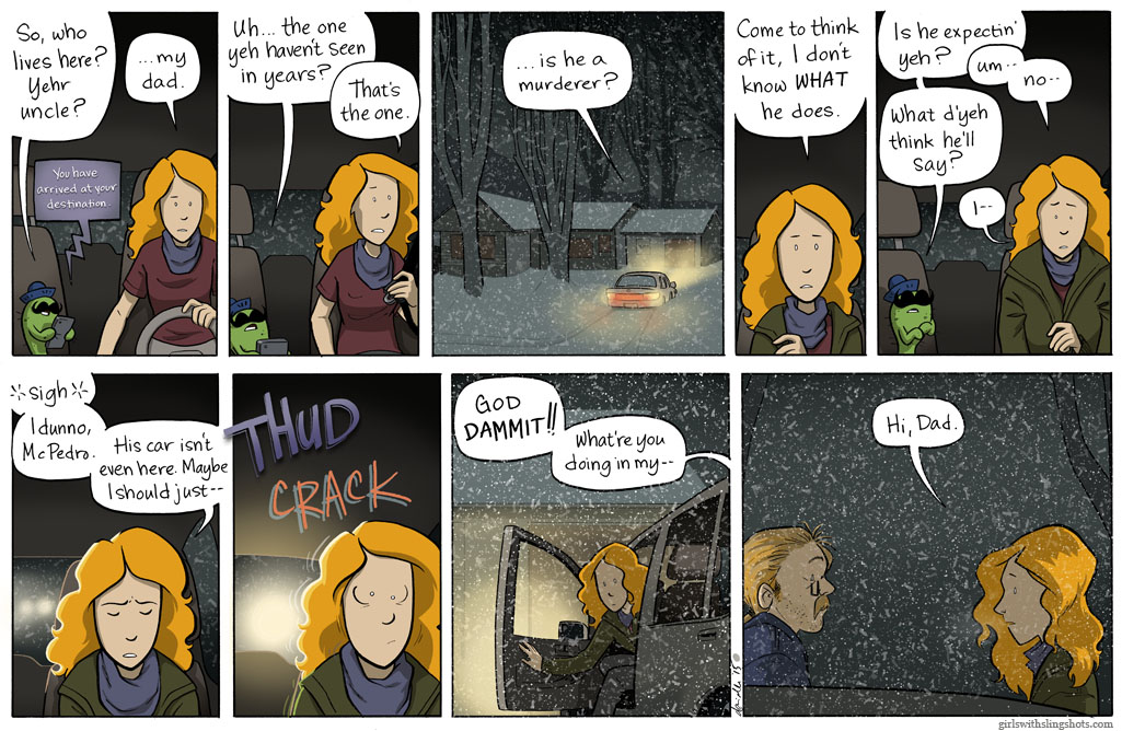 Girls with Slingshots