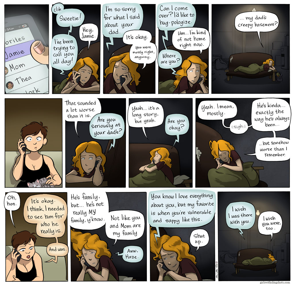 Girls with Slingshots