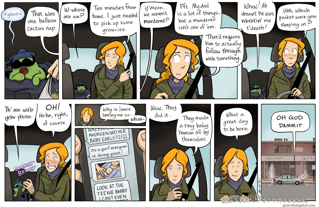 Girls with Slingshots