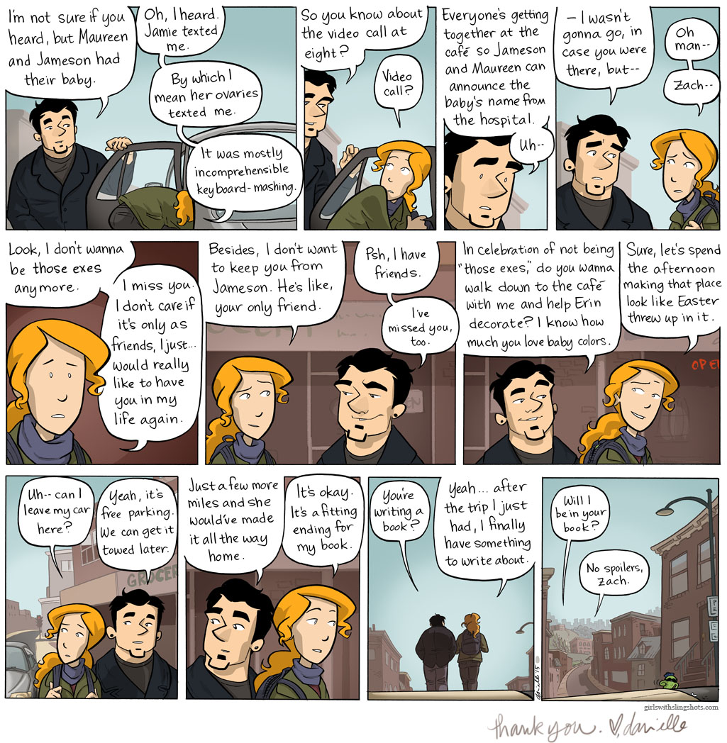 Girls with Slingshots