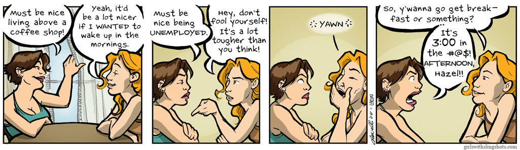 Girls with Slingshots