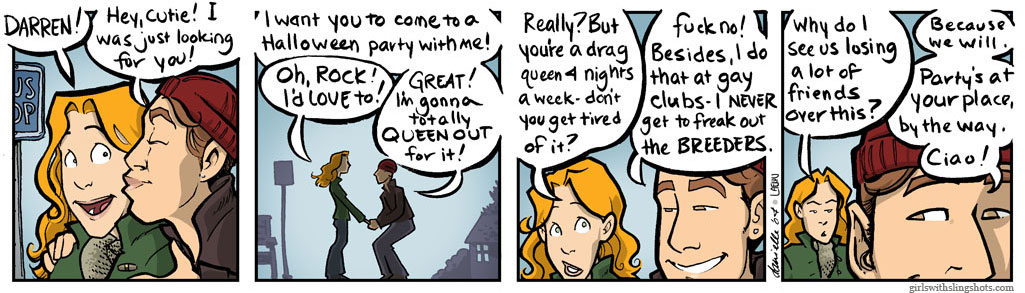 Girls with Slingshots