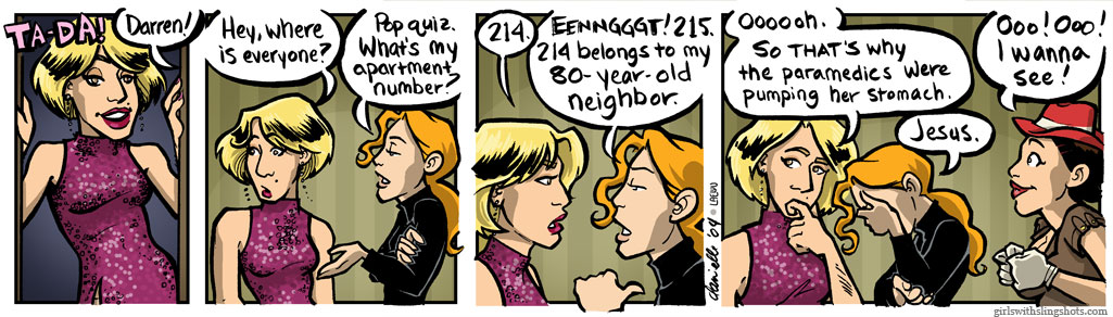 Girls with Slingshots