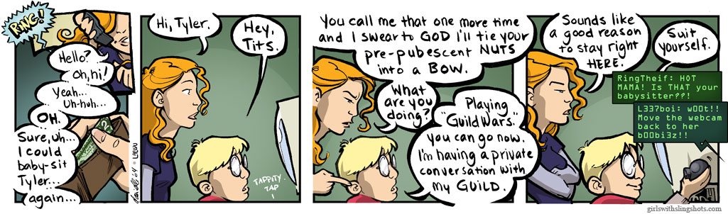 Girls with Slingshots