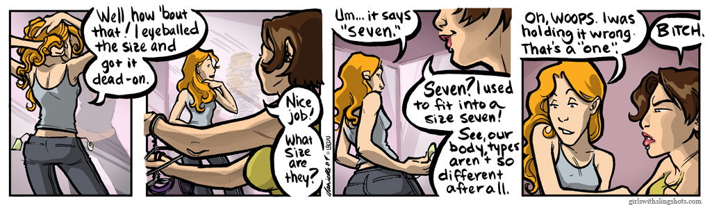 Girls with Slingshots