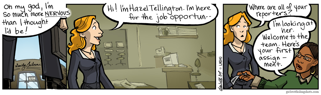 Girls with Slingshots