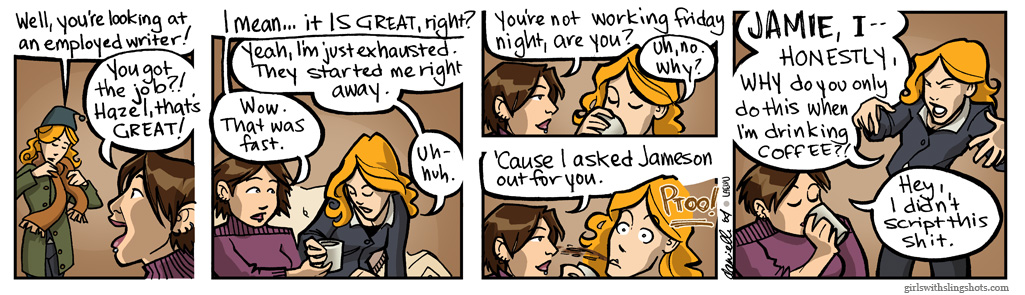 Girls with Slingshots