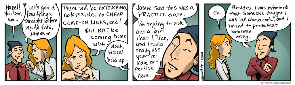 Girls with Slingshots