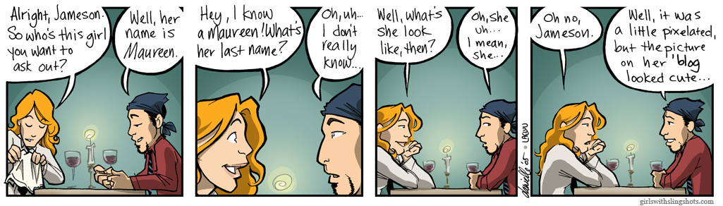 Girls with Slingshots