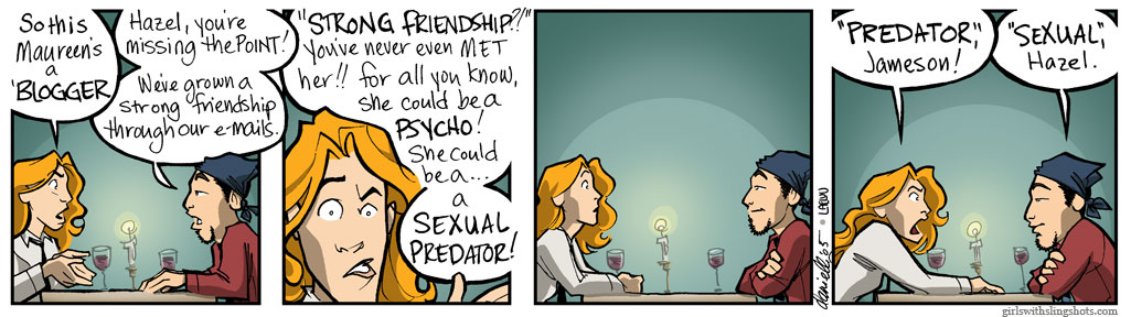 Girls with Slingshots