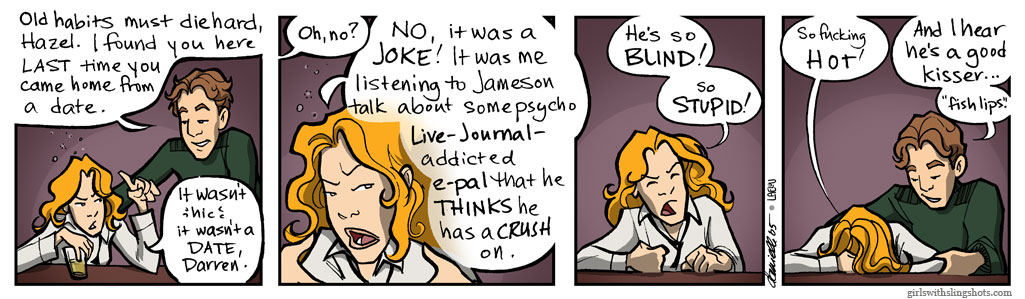 Girls with Slingshots