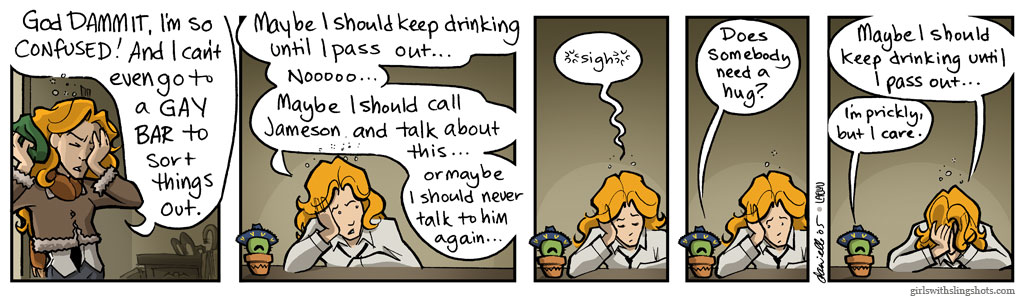 Girls with Slingshots