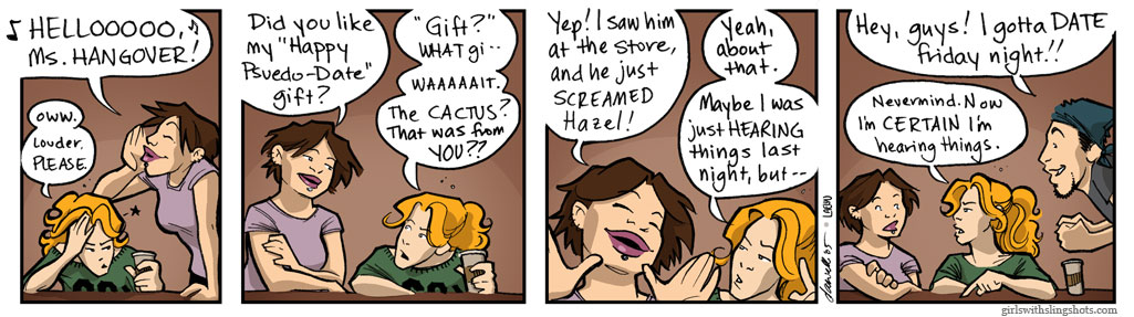 Girls with Slingshots